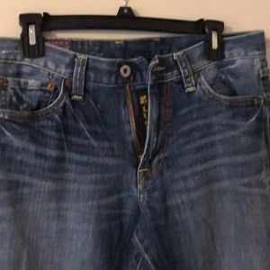 Lucky Brand straight leg  29x 34 medium wash
